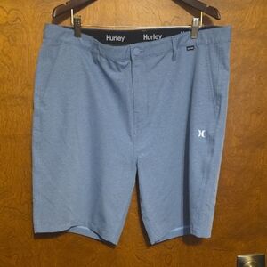 Hurley Slate Blue Men's Athletic Shorts